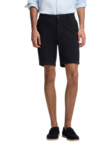 BOSS Kane Stretch Cotton Shorts, Dark Blue, Dark Blue