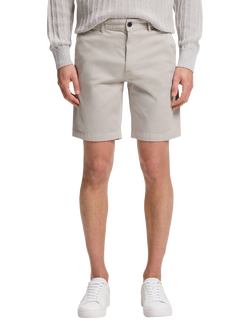 BOSS Stretch Cotton Slim Chino Shorts, Open Grey