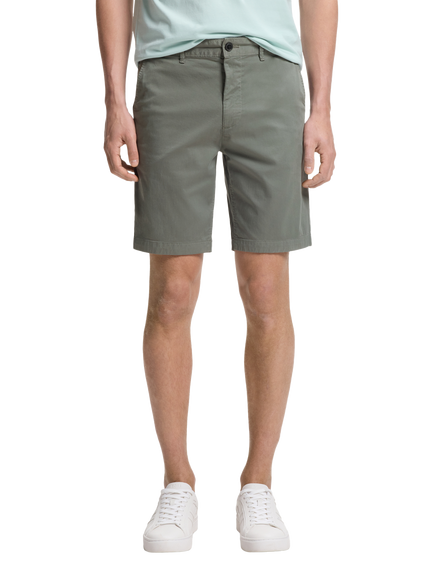 HUGO BOSS Lightweight Cotton Twill Chino Shorts, Open Grey, Open Grey