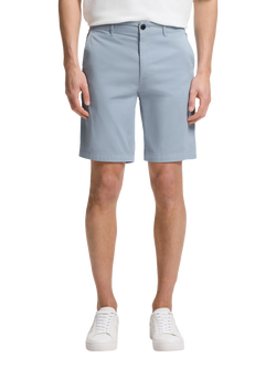 BOSS Stretch Cotton Slim Chino Shorts, Light Blue