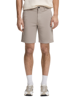 BOSS Stretch Cotton Slim Short Chinos, Open Grey, Open Grey