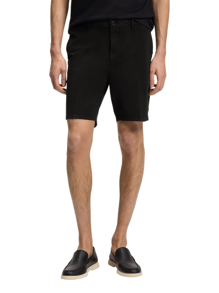 HUGO BOSS Cotton Blend Shorts, Black