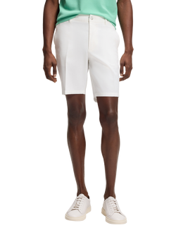 BOSS Heritage Kane Cotton Blend Chino Shorts, White