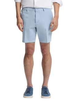 BOSS Heritage Kane Cotton Blend Chino Shorts, Light Blue