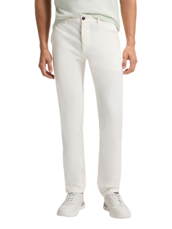 BOSS Slim Fit Overdyed Satin Stretch Trousers, Natural, Natural