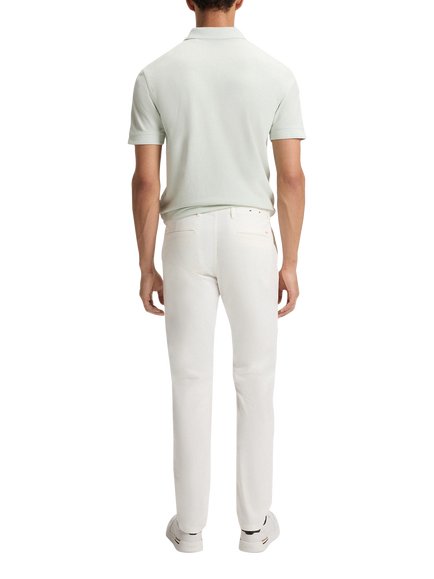 BOSS Slim Fit Overdyed Satin Stretch Trousers, Natural - view 2, Natural
