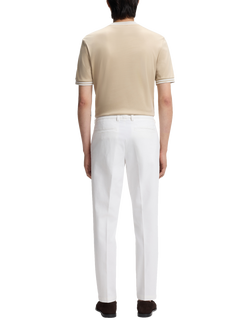 HUGO BOSS Ankle Grazer Cotton Blend Chinos, White - view 2, White