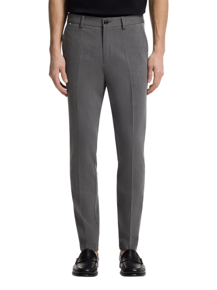 HUGO BOSS BOSS Tailored Slim Trousers, Black, Black