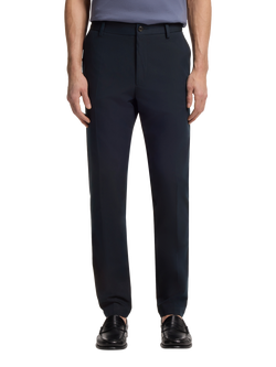 BOSS Stretch Cotton Blend Trousers, Dark Blue