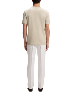 BOSS Tiburt Cotton Blend T-Shirt, Open Beige - view 2, Open Beige