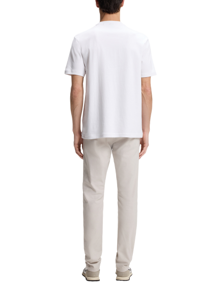 BOSS Crew Neck Cotton T-Shirt, White - view 2, White