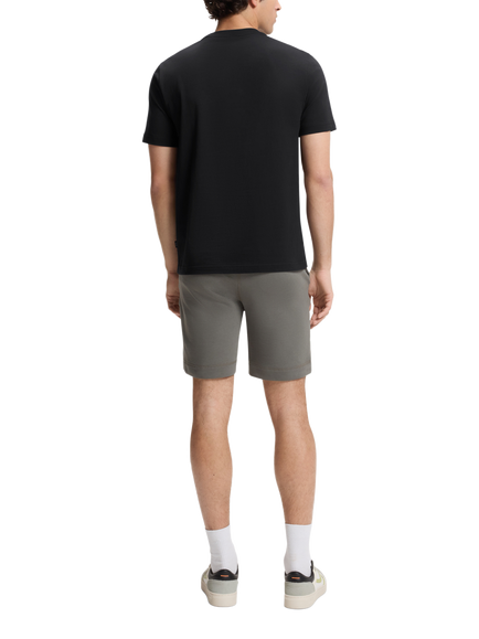 HUGO BOSS Branded Print Regular Fit Cotton T-Shirt, Black - view 2, Black
