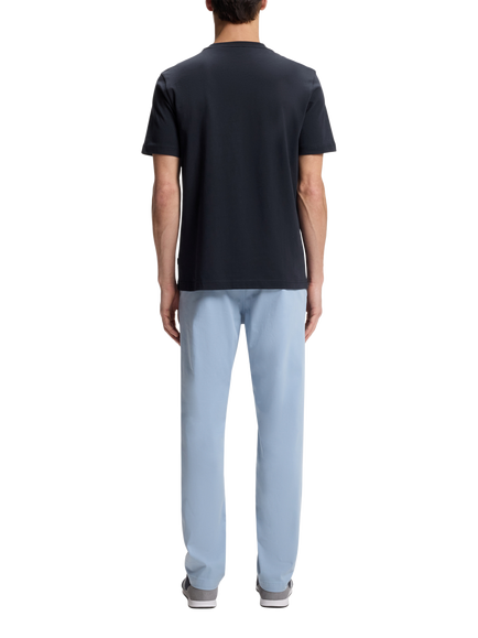 BOSS Graphic Print Cotton T-Shirt, Dark Blue - view 2, Dark Blue