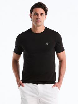 Original Penguin Cotton Regular Fit Short Sleeve T-Shirt, True Black