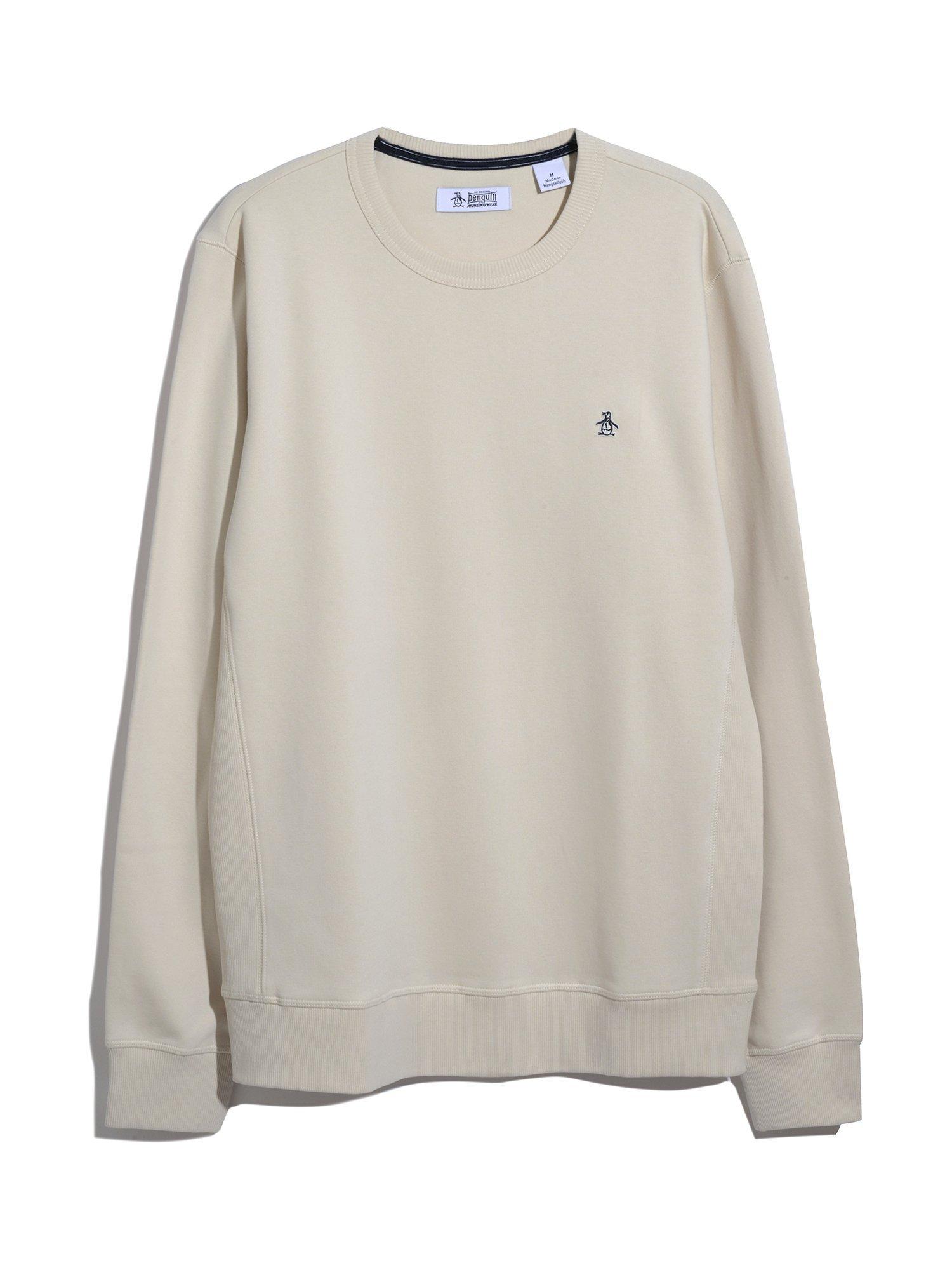Product image 4 of 6, which shows Original Penguin Cotton Blend Crew Neck Sweatshirt, Beige, L