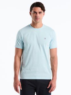 Original Penguin Cotton Regular Fit Short Sleeve T-Shirt, Cool Blue