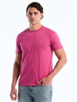 Original Penguin Cotton Regular Fit Short Sleeve T-Shirt, Magenta Haze