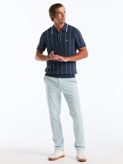 Original Penguin Vertical Stripe Polo Shirt, Navy/Multi, Navy/Multi