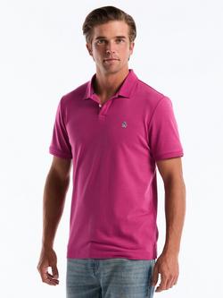 Original Penguin Daddy 2.0 Cotton Blend Regular Fit Short Sleeve Polo Shirt, Pink