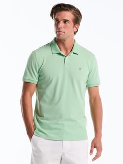 Original Penguin Daddy 2.0 Cotton Blend Regular Fit Short Sleeve Polo Shirt, Hemlock