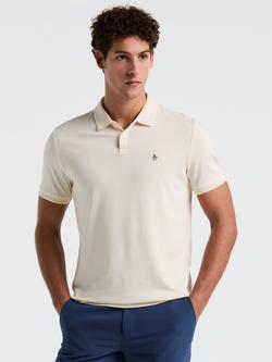 Original Penguin Daddy 2.0 Cotton Blend Regular Fit Short Sleeve Polo Shirt, Birch