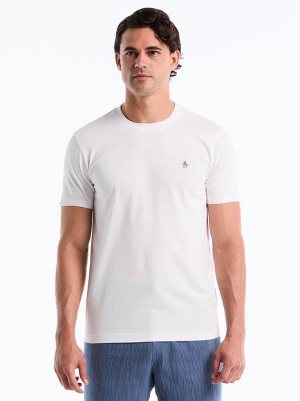 Original Penguin Cotton Regular Fit Short Sleeve T-Shirt, Bright White