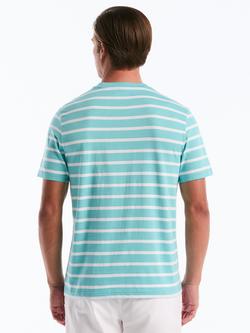 Original Penguin Breton Stripe Cotton T-Shirt - view 2, Aquarelle