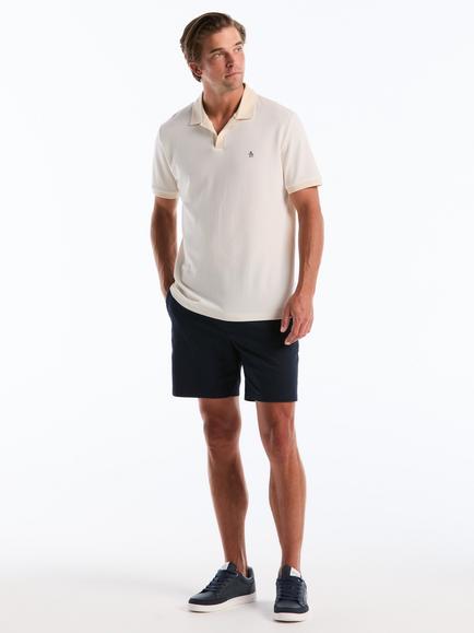 Original Penguin Cotton Regular Fit Honeycomb Jacquard Polo Shirt, Birch