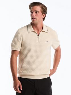Original Penguin Cotton Regular Fit Links Stitch Polo Shirt, Birch