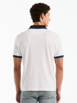 Original Penguin Cotton Interlock Polo Shirt, Bright White - view 2, Bright White