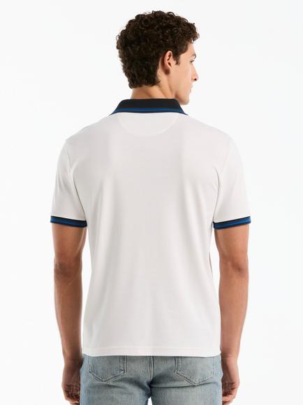 Original Penguin Cotton Interlock Polo Shirt, Bright White - view 2, Bright White