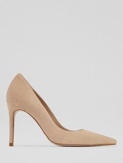 L.K.Bennett Fern Suede Pointed Heeled Courts, Trench, Trench
