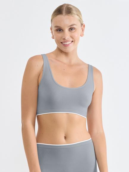 sloggi GO Sense Crop Top, Silver Chrome, Silver Chrome