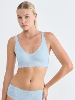 sloggi ZERO Feel Bliss Soft Bra, Light Blue