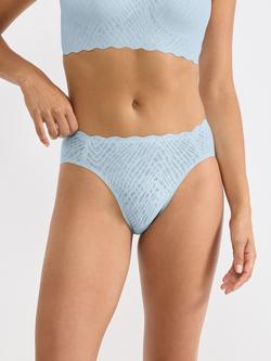 sloggi ZERO Feel Bliss High Leg Knickers, Light Blue