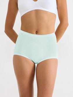 sloggi Basic Maxi Knickers, Pack of 3, Light Blue - view 2, Light Blue