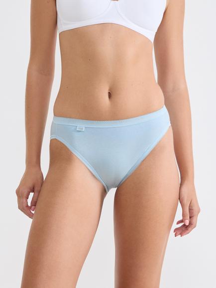 sloggi Basic+ Tai Knickers, Pack of 3 - view 2, Light Blue