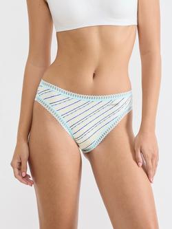 sloggi GO Crush High Leg Knickers, Pack of 3 - view 2, Light Blue/Multi