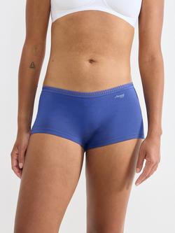 sloggi GO Crush Short Knickers, Pack of 3, Blue/Multi - view 2, Aqua/Multi
