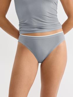 sloggi GO Sense High Leg Knickers, Pack of 2, Silver Chrome - view 2, Silver Chrome