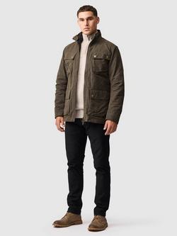 Rodd & Gunn Quail Rise Quarter-Zip Merino Wool Knit Jumper, Natural - view 2, Natural