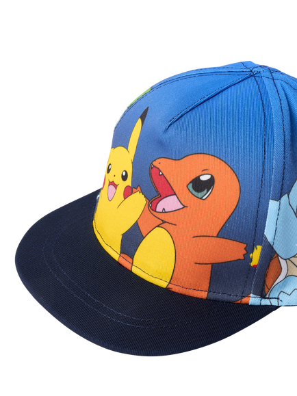 NAME IT Kids' Pokémon Cap, Navy Blazer - view 2, Navy Blazer