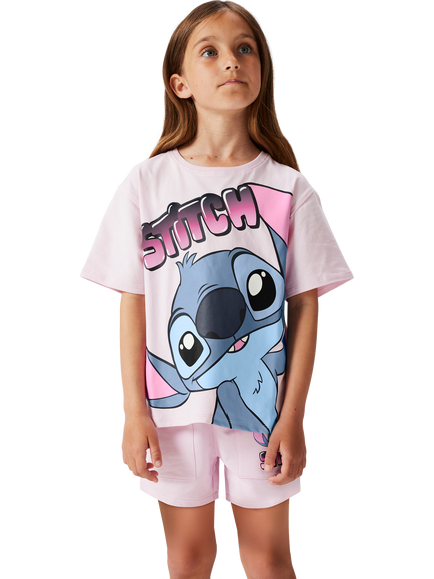NAME IT Kids' Disney Stitch Graphic T-Shirt, Pirouette - view 2, Pirouette