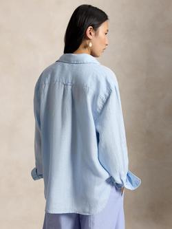 Polo Ralph Lauren Oversized Pure Linen Shirt, Cold Springs - view 2, Cold Springs