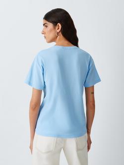 Polo Ralph Lauren Polo Bear Cotton Jersey T-Shirt, Baby Blue - view 2, Baby Blue