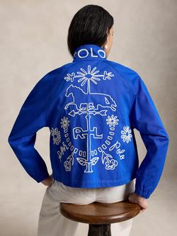 Polo Ralph Lauren Embroidered Logo Jacket, Heritage Blue - view 2, Heritage Blue