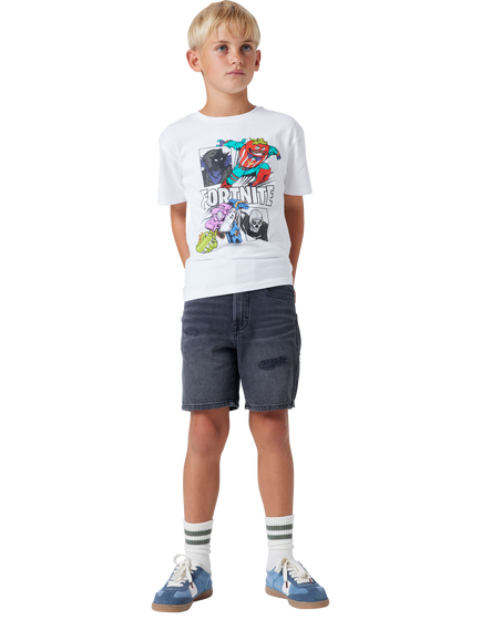 NAME IT Fortnite T-Shirt, Bright White, Bright White