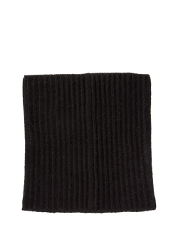 Benetton Cowl Neck Wool Rich Scarf - view 2, Black