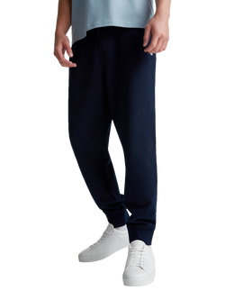 Benetton Cotton Fleece Joggers, Blue, Blue