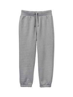 Benetton Kids' Fleece Joggers, Grey, Grey